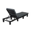 Black Rattan Sunbed with Adjustable Recline-1