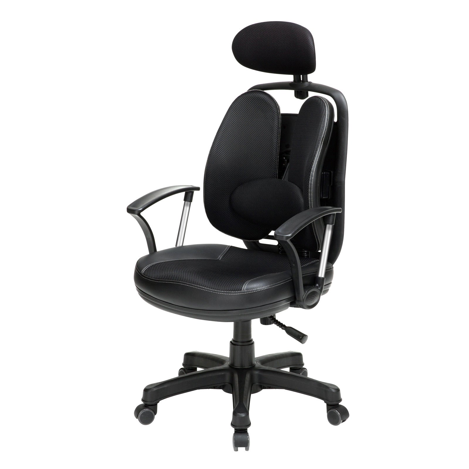 Ergonomic Korean Office Chair SUPERB BLACK-0