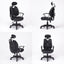 Ergonomic Korean Office Chair SUPERB BLACK-2