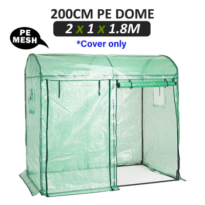 Garden Greenhouse Shed PE Cover Only 200cm Dome-0