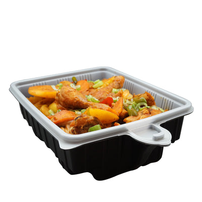 5 Pack Dalat Heating Lunch Box Container 33cm Rectangle-0