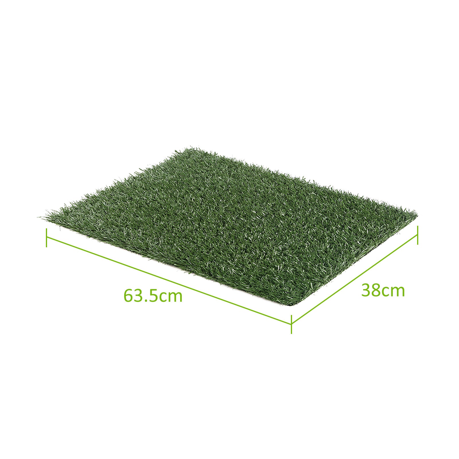 1 Grass Mat 63.5cm x 38cm for Pet Dog Potty Tray Training Toilet-5