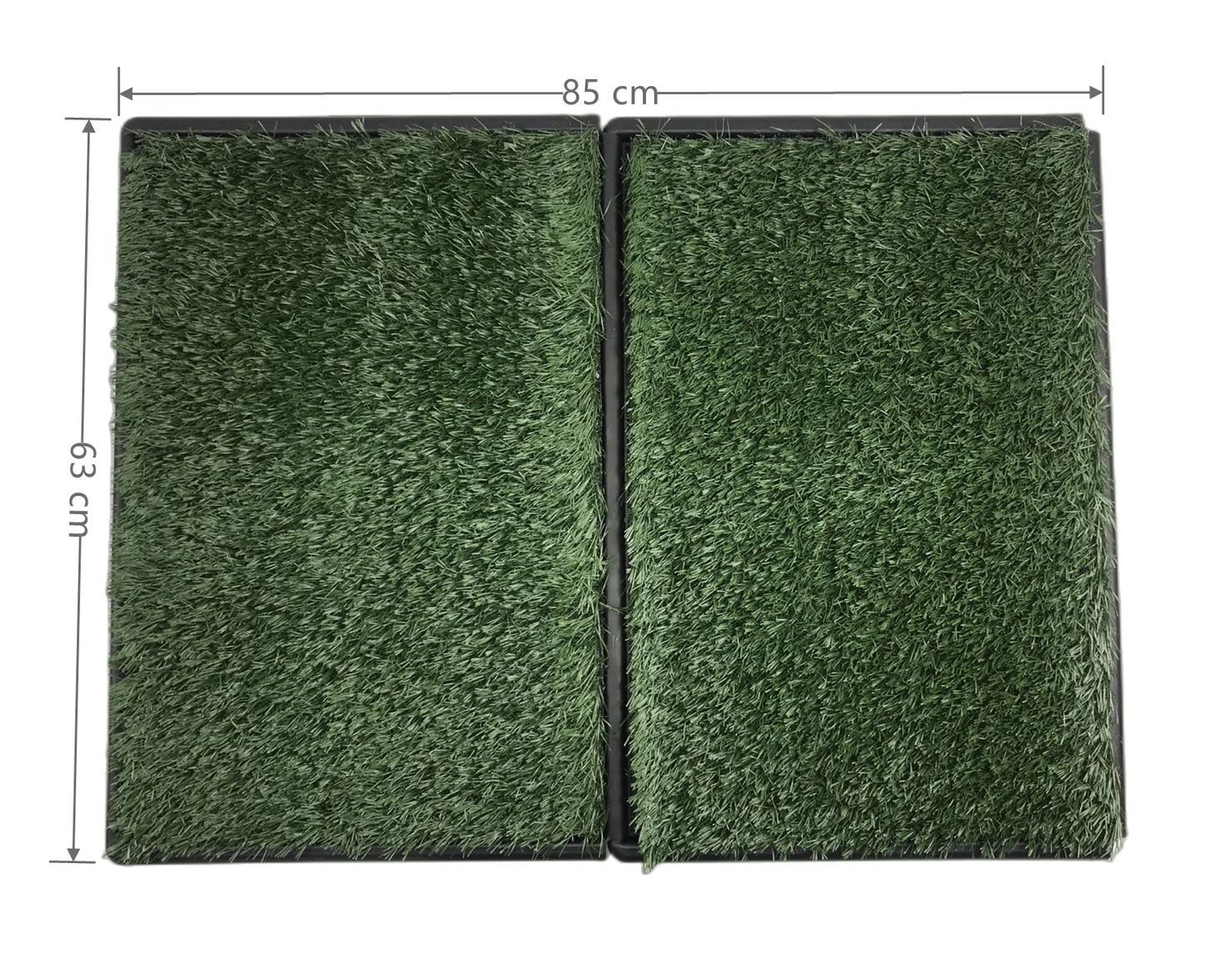 YES4PETS Indoor Dog Puppy Toilet Grass Potty Training Mat Loo Pad 85 x 63 cm-0