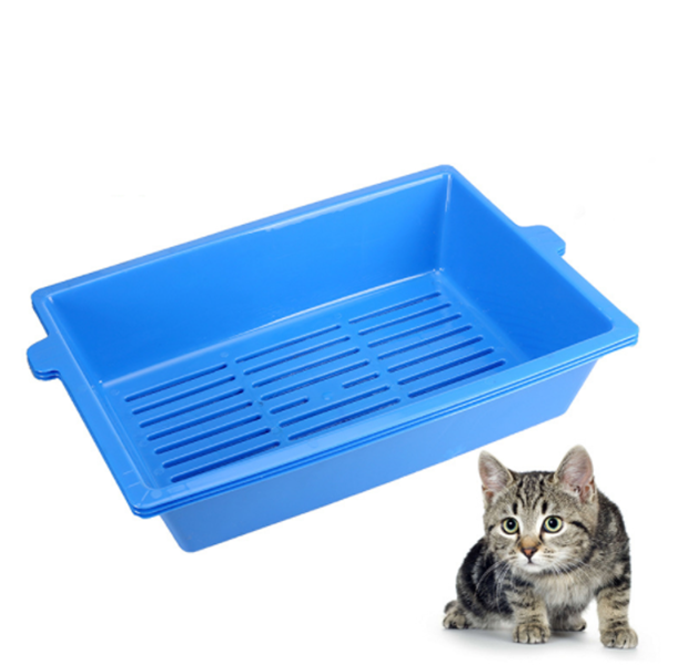 YES4PETS Lift and Sift Self Cleaning Kitty Litter Trays Cat Litter Tray Toilet Sifting Slotted Trays-1