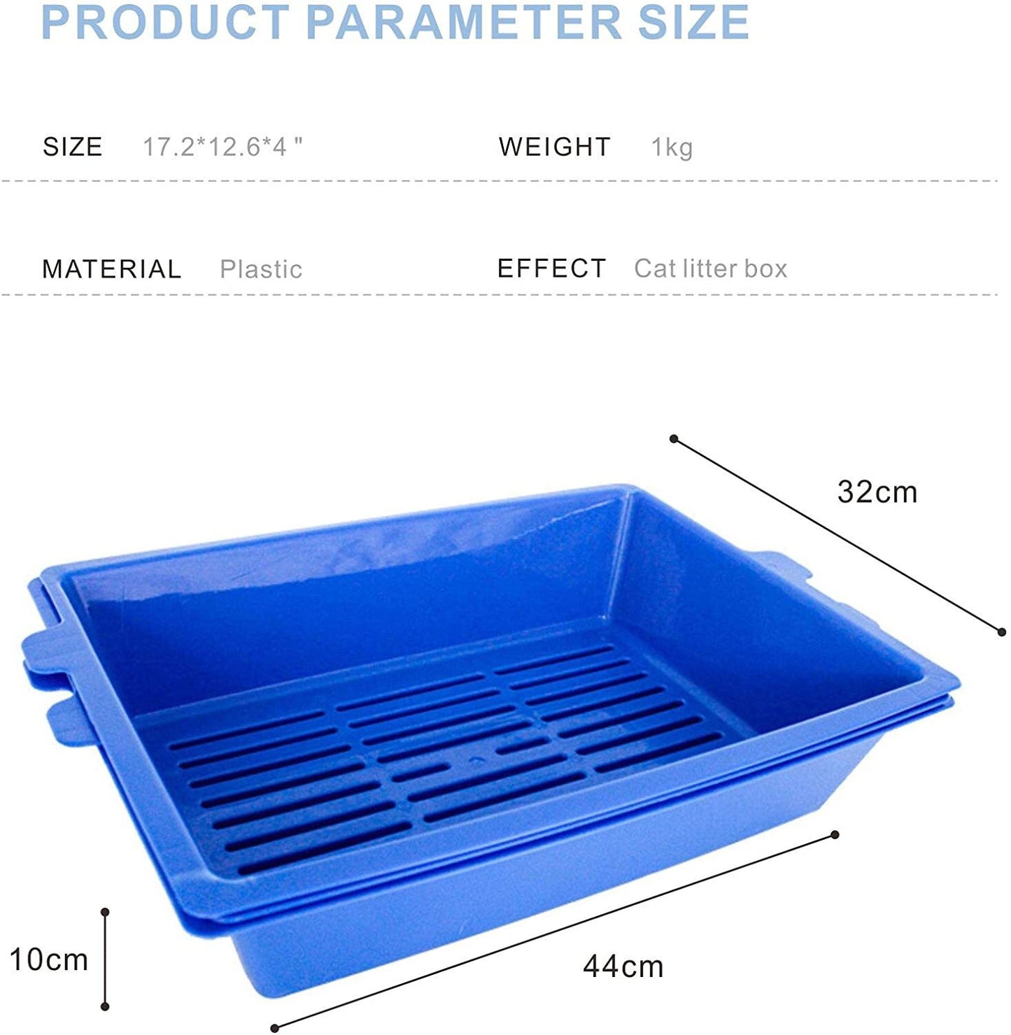 YES4PETS Lift and Sift Self Cleaning Kitty Litter Trays Cat Litter Tray Toilet Sifting Slotted Trays-8