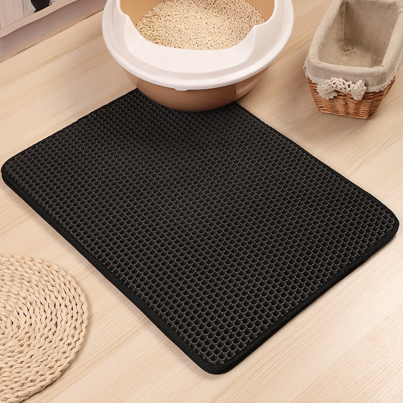 YES4PETS Double Layer Cat Litter Tray Trap Mat Catch Cat Litter House Box Pad Toilet Mat-5