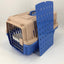 YES4PETS Medium Dog Cat Crate Pet Rabbit Carrier Airline Cage With Bowl & Tray-Blue-0