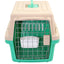 YES4PETS Medium Dog Cat Crate Pet Carrier Airline Cage With Bowl & Tray-Green-1