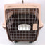 YES4PETS Large Airline Dog Cat Crate Pet Carrier Cage With Tray And Bowl Brown-2