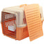 YES4PETS Large Dog Cat Crate Pet Carrier Rabbit Airline Cage With Tray And Bowl Orange-0