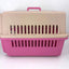 YES4PETS Large Dog Cat Crate Pet Carrier Airline Rabbit Cage With Tray And Bowl Pink-2