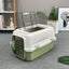 YES4PETS Medium Dog Cat Rabbit Crate Pet Kitten Carrier Parrot Cage Green-1