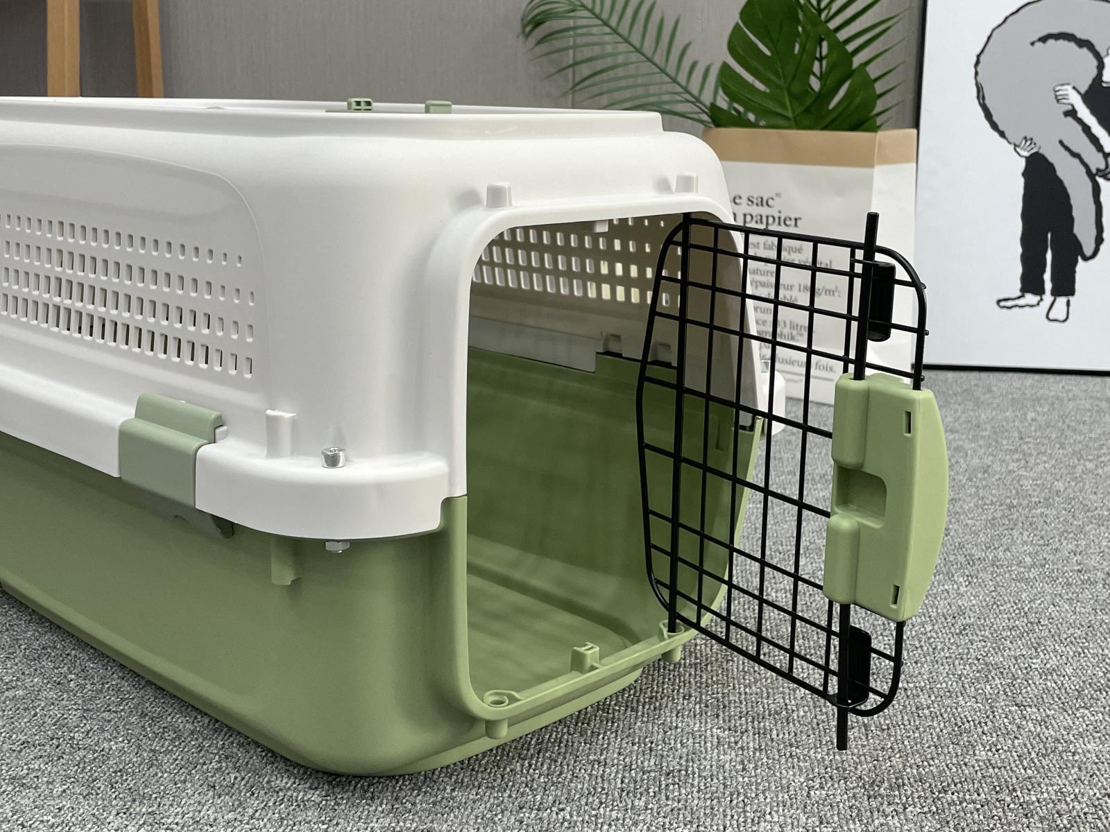 YES4PETS Medium Dog Cat Rabbit Crate Pet Kitten Carrier Parrot Cage Green-2