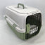 YES4PETS Medium Dog Cat Rabbit Crate Pet Kitten Carrier Parrot Cage Grey Green-0