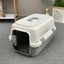 YES4PETS Medium Dog Cat Rabbit Crate Pet Kitten Carrier Parrot Cage Grey-1