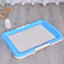 YES4PETS Large Portable Dog Potty Training Tray Pet Puppy Toilet Trays Loo Pad Mat Blue-0