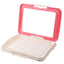 YES4PETS Large Portable Dog Potty Training Tray Pet Puppy Toilet Trays Loo Pad Mat Pink-1