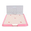 YES4PETS Large Portable Dog Potty Training Tray Pet Puppy Toilet Trays Loo Pad Mat Pink-0