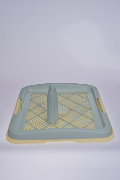 YES4PETS Large Portable Dog Potty Training Tray Pet Puppy Toilet Trays Loo Pad Mat Blue-1