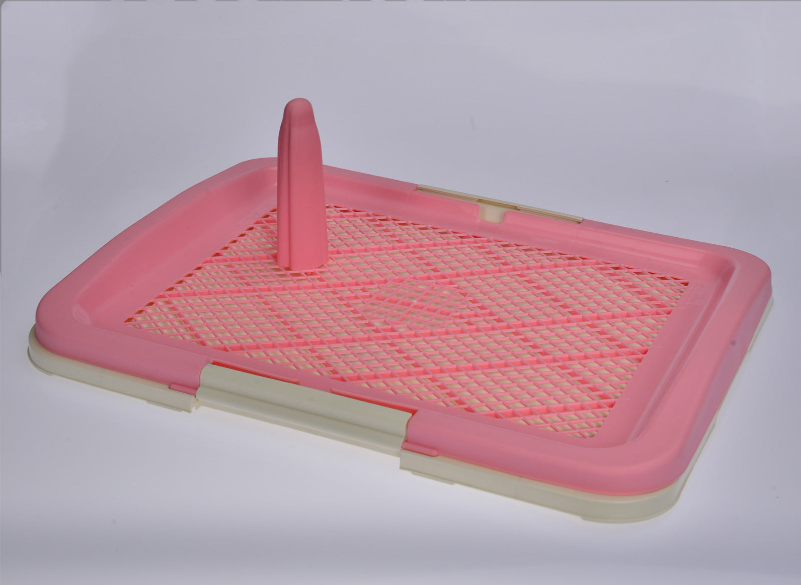 YES4PETS Large Portable Dog Potty Training Tray Pet Puppy Toilet Trays Loo Pad Mat Pink-0