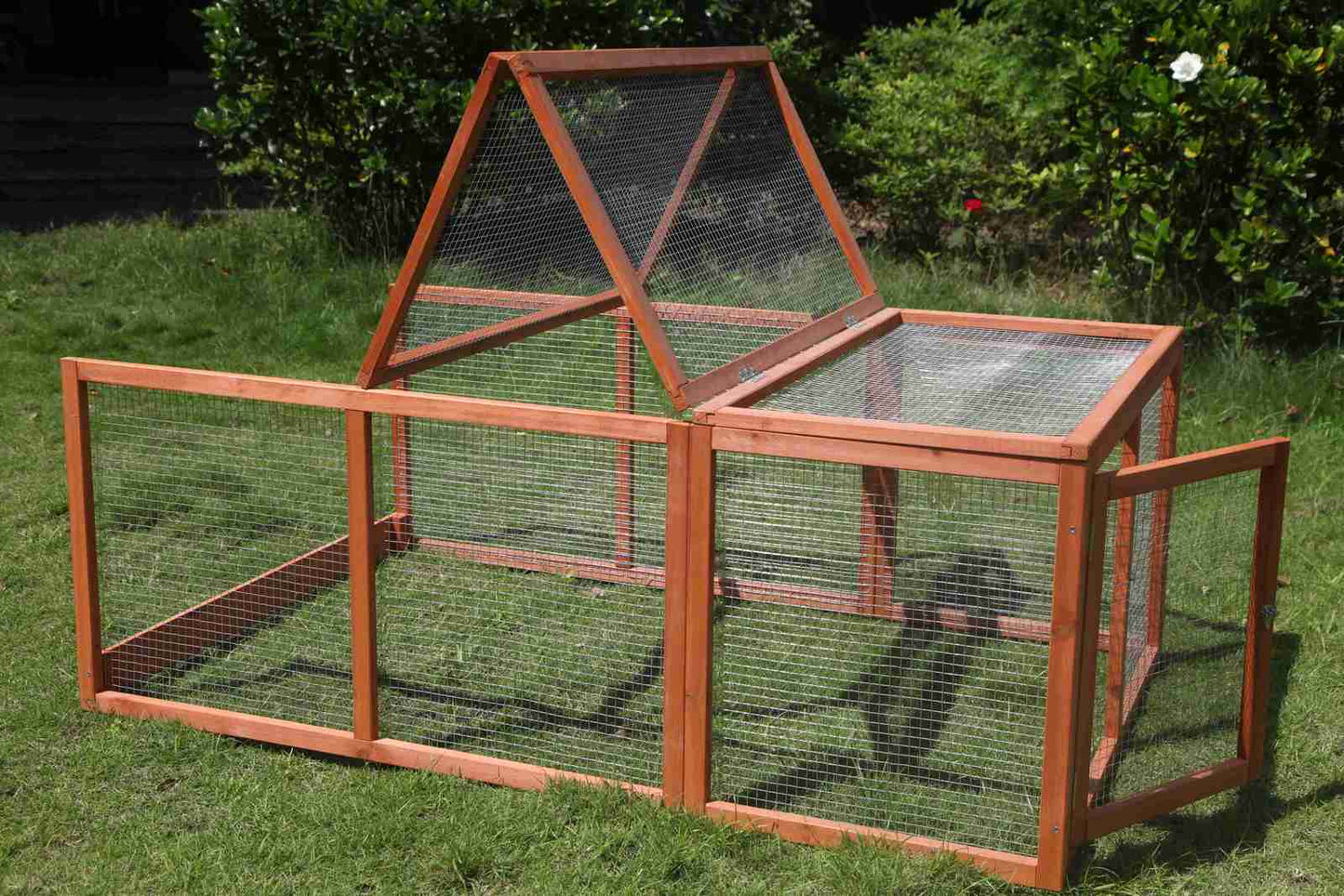 YES4PETS Large Chicken Coop Run Guinea Pig Cage Villa Extension Rabbit Hutch House Pen-0