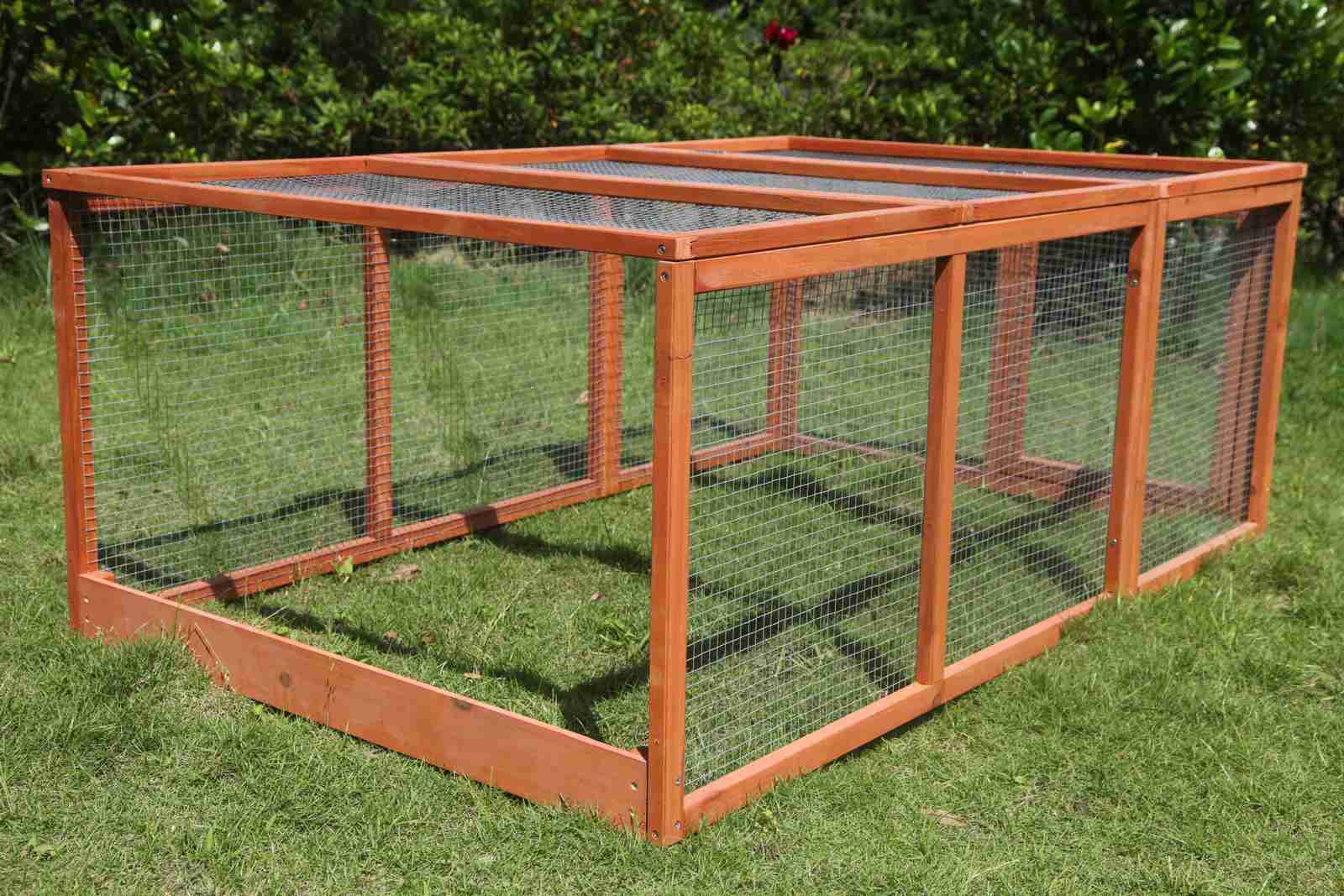 YES4PETS Large Chicken Coop Run Guinea Pig Cage Villa Extension Rabbit Hutch House Pen-1