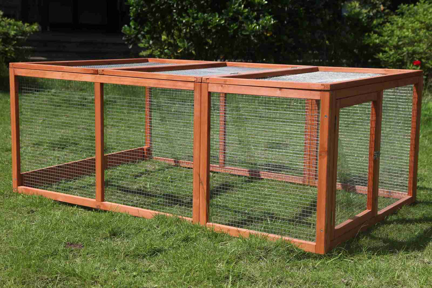 YES4PETS Large Chicken Coop Run Guinea Pig Cage Villa Extension Rabbit Hutch House Pen-2