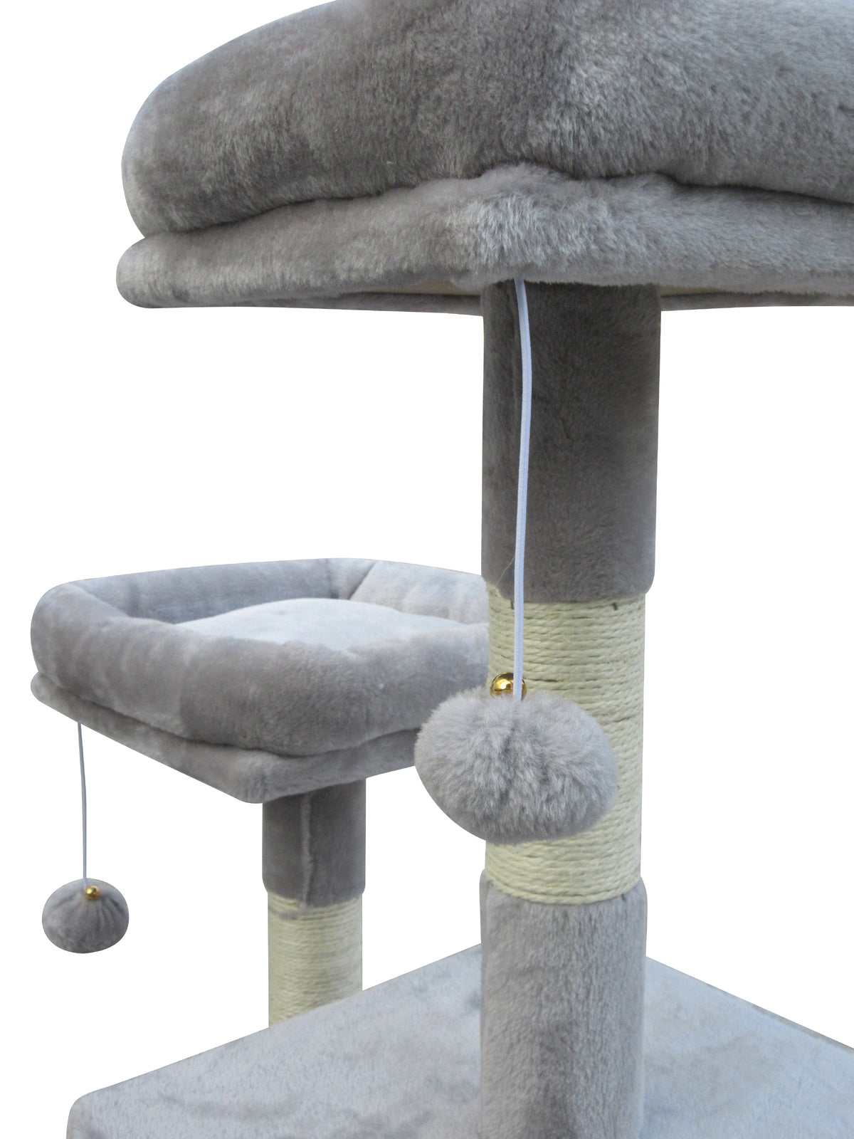 YES4PETS Large Cat Scratching Post Tree Scratcher Pole-Little Grey-4