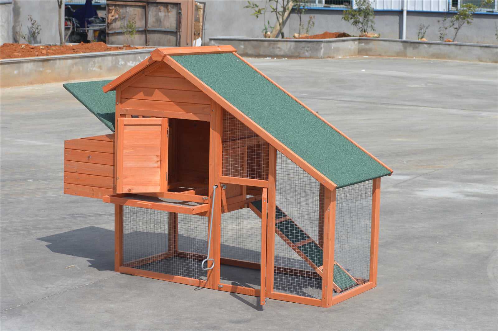 YES4PETS Large Chicken Coop Rabbit Hutch Ferret Cage Hen Chook Cat Kitten House-4