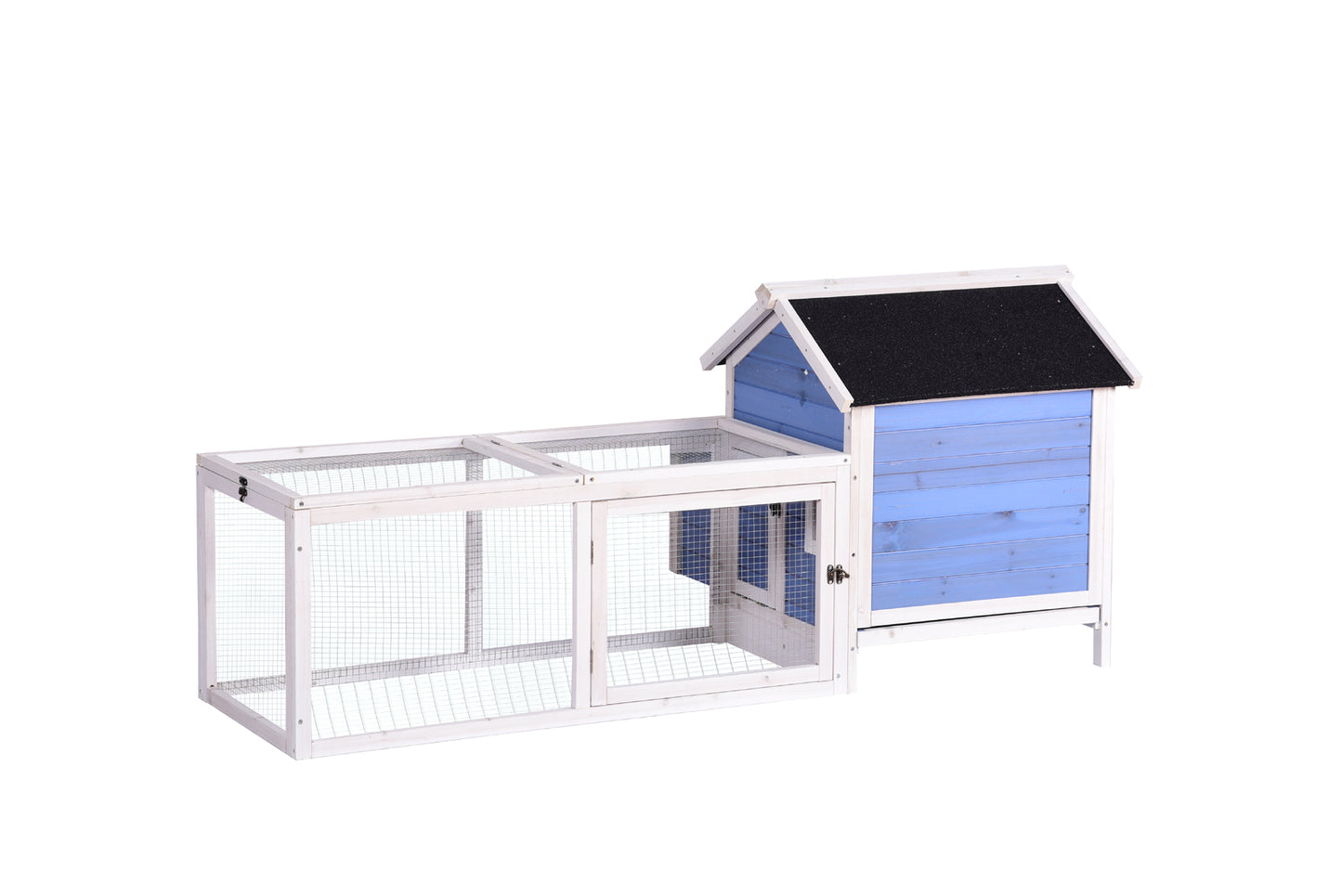 YES4PETS Large Chicken Coop Rabbit Hutch Ferret Cage Hen Chook Cat House-3