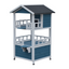 YES4PETS Double Story Cat Shelter Condo with Escape Door Rainproof Kitty House-0