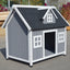 YES4PETS Grey Large Timber Pet Dog Puppy Wooden Cabin  Kennel Timber House-0