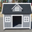 YES4PETS Grey Large Timber Pet Dog Puppy Wooden Cabin  Kennel Timber House-2