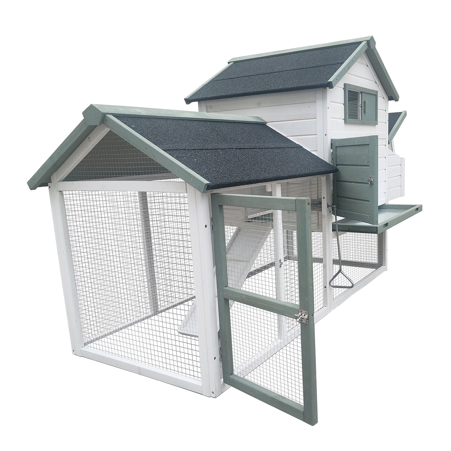 YES4PETS Large Chicken Coop Rabbit Hutch Guinea Pig Cage Ferret House-3