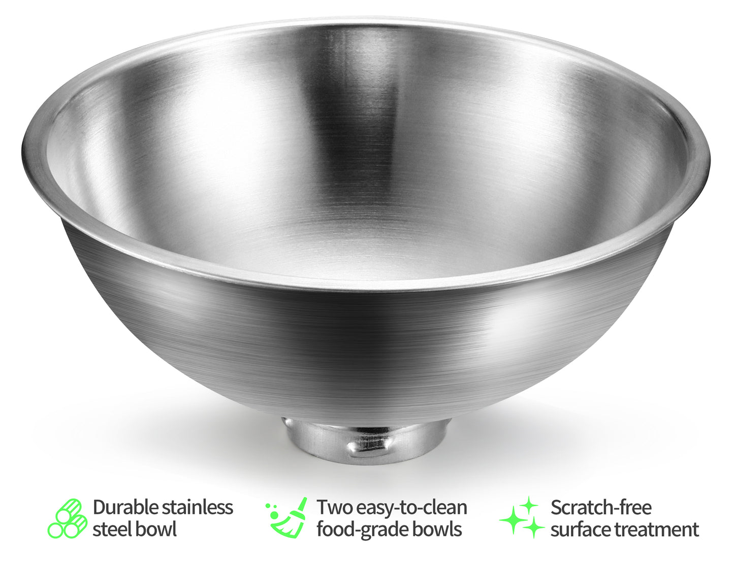 YES4PETS Stainless Steel Pet Bowl Water Bowls Portable Anti Slip Skid Feeder Dog Rabbit Cat-6