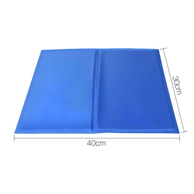 YES4PETS Small Pet Cool Gel Mat Dog Cat Bed Non-Toxic Cooling Dog Summer Pad 30 x 40 cm-1