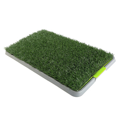 YES4PETS Indoor Dog Puppy Toilet Grass Potty Training Mat Loo Pad pad 68 X 43 cm-0