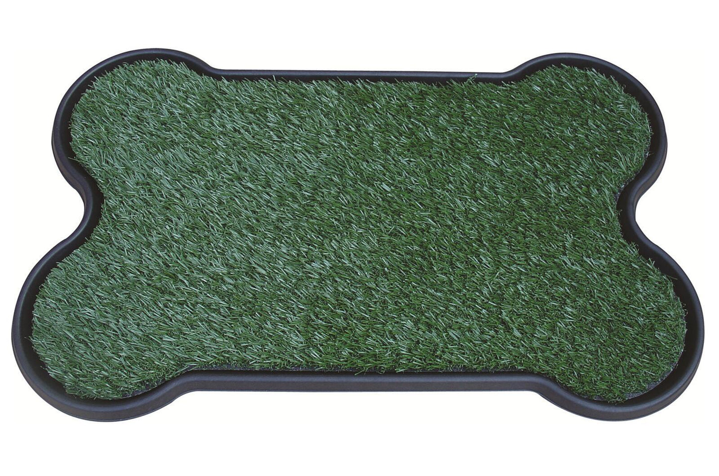 YES4PETS Dog Puppy Toilet Grass Potty Training Mat Loo Pad Bone Shape Indoor with 3 grass-4