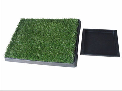 YES4PETS Indoor Dog Puppy Toilet Grass Potty Training Mat Loo Pad pad with 1 grass-0