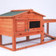 YES4PETS Rabbit Hutch Metal Run Wooden Cage Guinea Pig Cage House-0