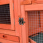 YES4PETS Rabbit Hutch Metal Run Wooden Cage Guinea Pig Cage House-4