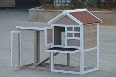 YES4PETS Rabbit Hutch Small  Ferret Guinea Pig Cage Hen Chook Cat Kitten House-1