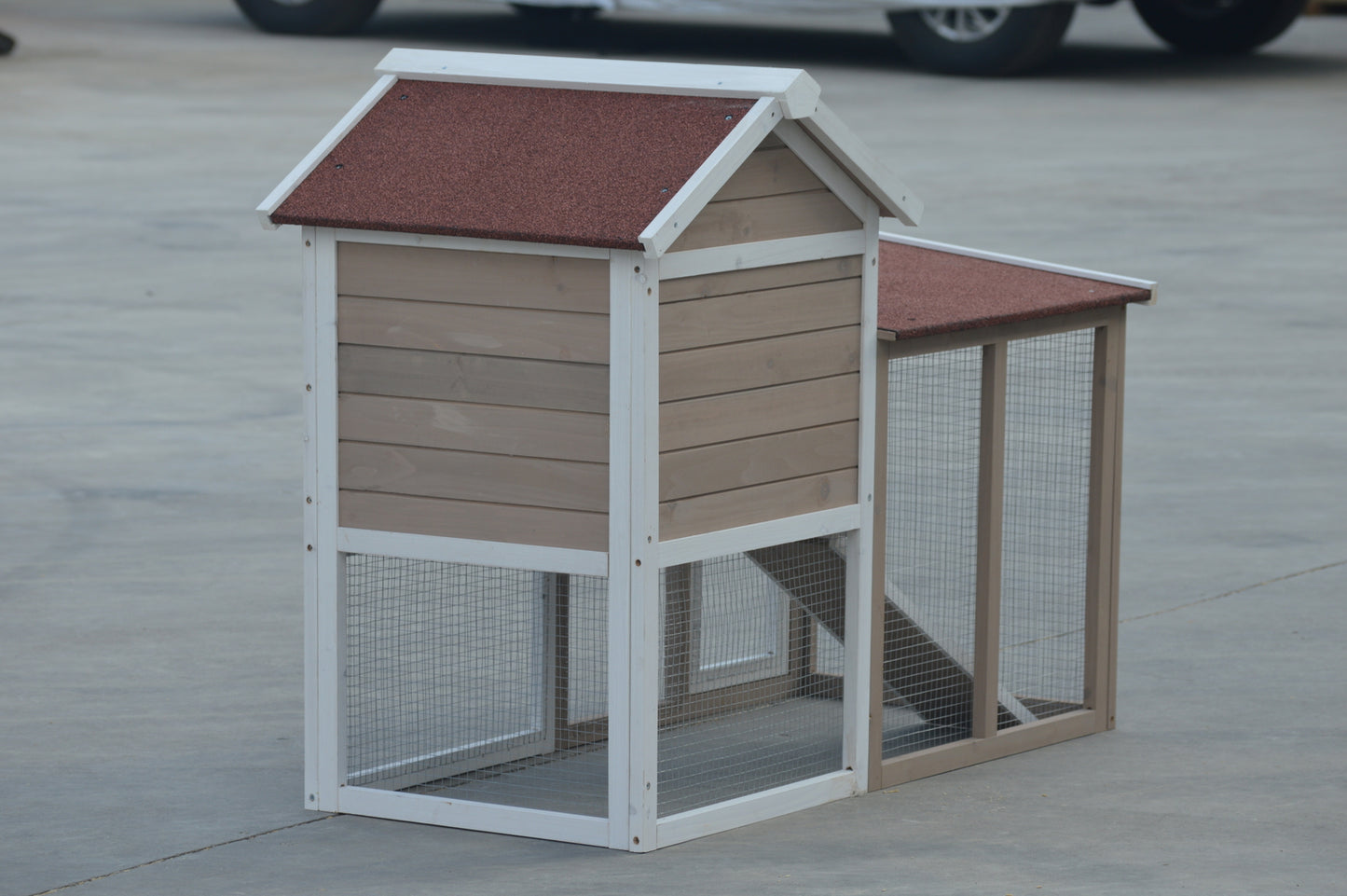 YES4PETS Rabbit Hutch Small  Ferret Guinea Pig Cage Hen Chook Cat Kitten House-6