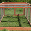 YES4PETS Large Chicken Coop Run Guinea Pig Cage Villa Extension Rabbit Hutch House Pen-1