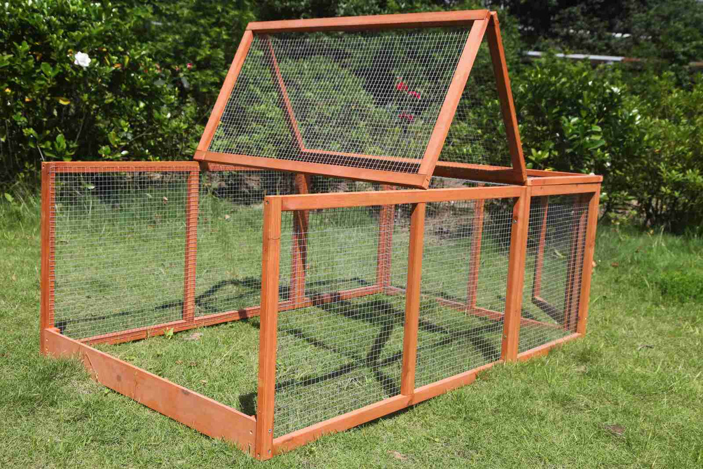 YES4PETS Large Chicken Coop Run Guinea Pig Cage Villa Extension Rabbit Hutch House Pen-5