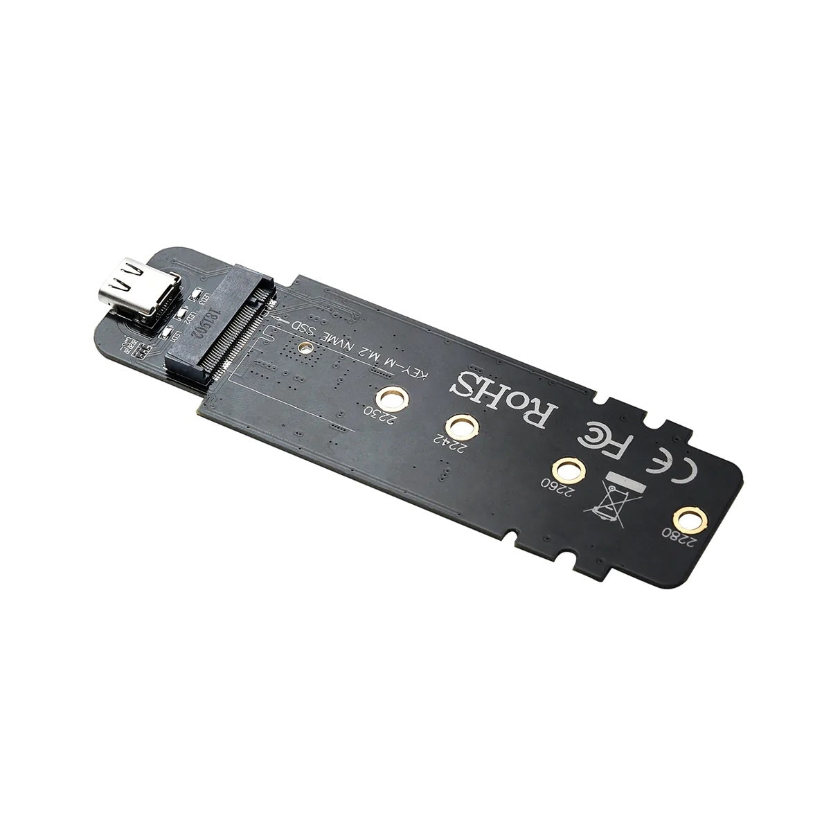 CHOETECH PC-HDE02 M.2 to USB SSD Reader (Enclosure only) Supports M-Key (PCI-E NVMe-based)-0