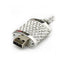 16GB Crystal Lock Pendant USB Flash Drive Pen Stick Memory (Silver)-2