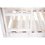 Zinnia Single Bunk Bed Frame Solid Rubber Timber Wood Loft Furniture - White-6