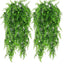 2 Pack 76cm Fake Plants Faux Artificial Eucalyptus Plants Home Garden Window Office Wedding Decoration-0