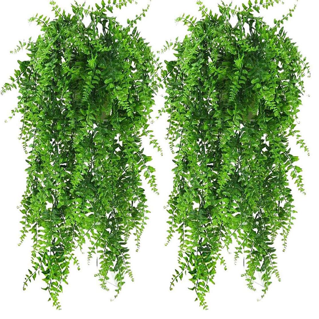 2 Pack 76cm Fake Plants Faux Artificial Eucalyptus Plants Home Garden Window Office Wedding Decoration-0